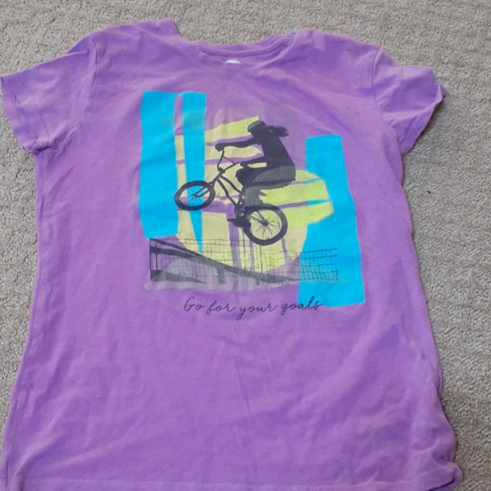 A purple shirt